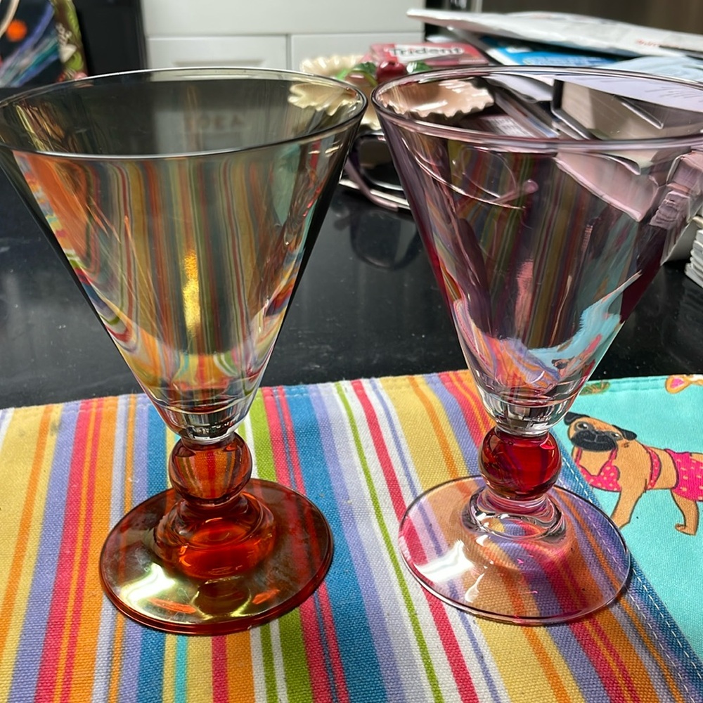Italia Cocktail Glasses.